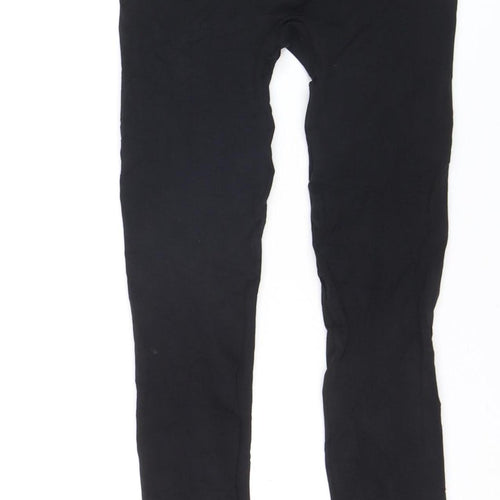 Primark Women's Black Seamless Leggings Size L 14/16 Stretch Comfort