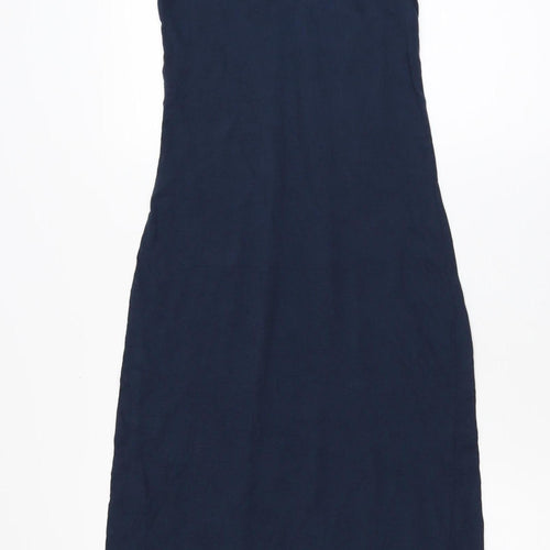 Vero Moda Women's Blue XS Midi Slip Dress Sleeveless Summer