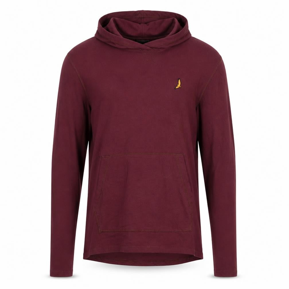 Brave Soul Men's Red Pullover Hoodie XS Lightweight Casual