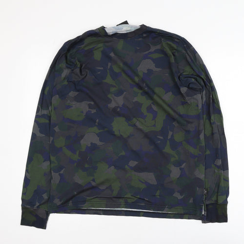Paul Smith Men's Camouflage Long Sleeve Cotton T-Shirt M
