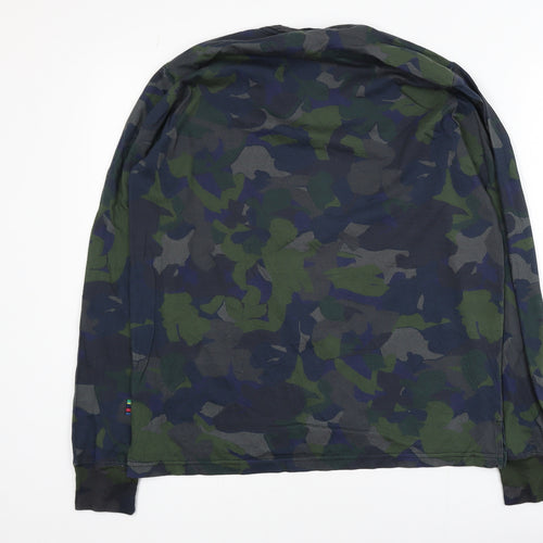 Paul Smith Men's Camouflage Long Sleeve Cotton T-Shirt M
