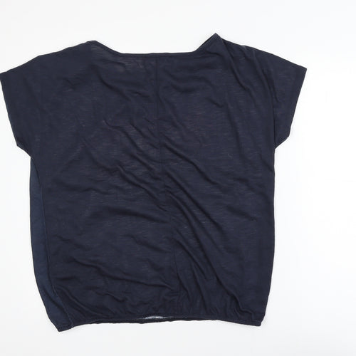 Next Womens Blue New York Heart Graphic T-Shirt Size 16 Polyester