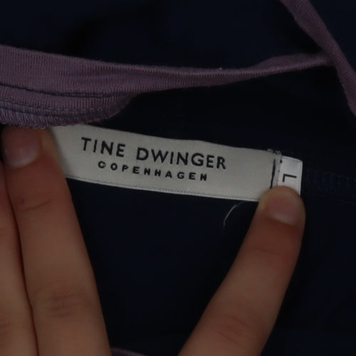 Tine Dwinger Copenhagen Blue Men's L Pullover Lightweight Hoodie