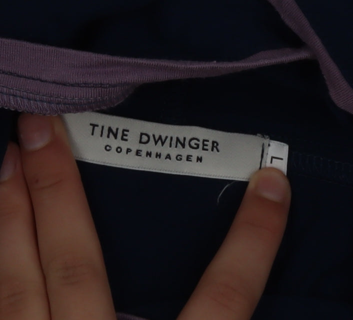 Tine Dwinger Copenhagen Blue Men's L Pullover Lightweight Hoodie
