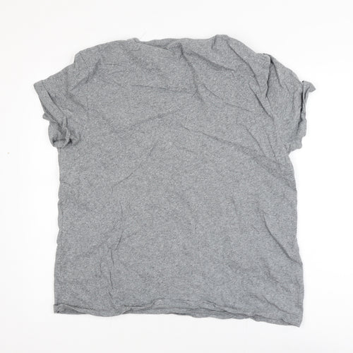 Superdry Men's Grey 2XL Organic Cotton Crew Neck T-Shirt