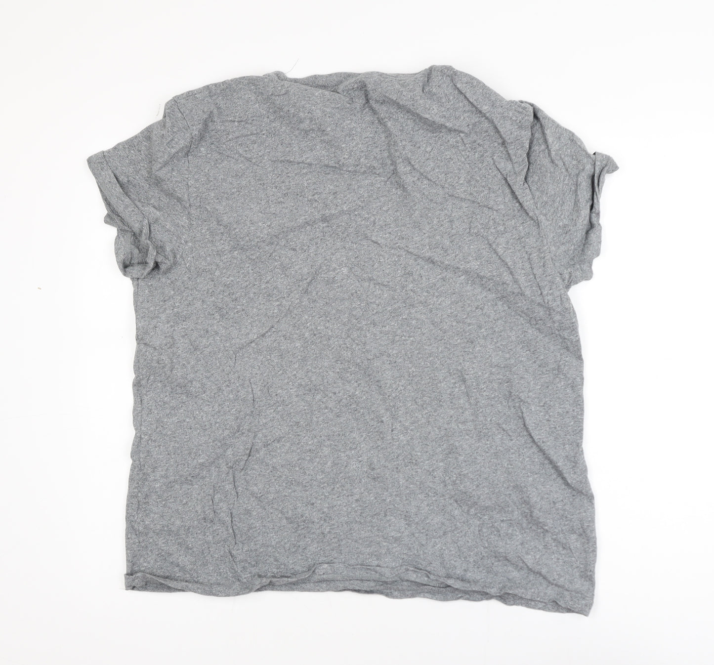 Superdry Men's Grey 2XL Organic Cotton Crew Neck T-Shirt