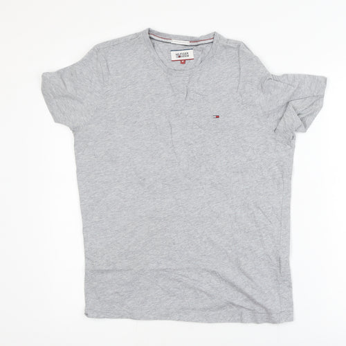 Hilfiger Denim Men's Grey Crew Neck Short Sleeve T-Shirt M