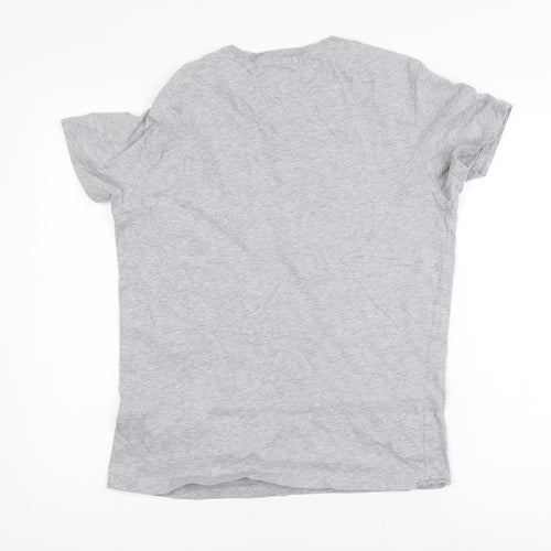 Hilfiger Denim Men's Grey Crew Neck Short Sleeve T-Shirt M