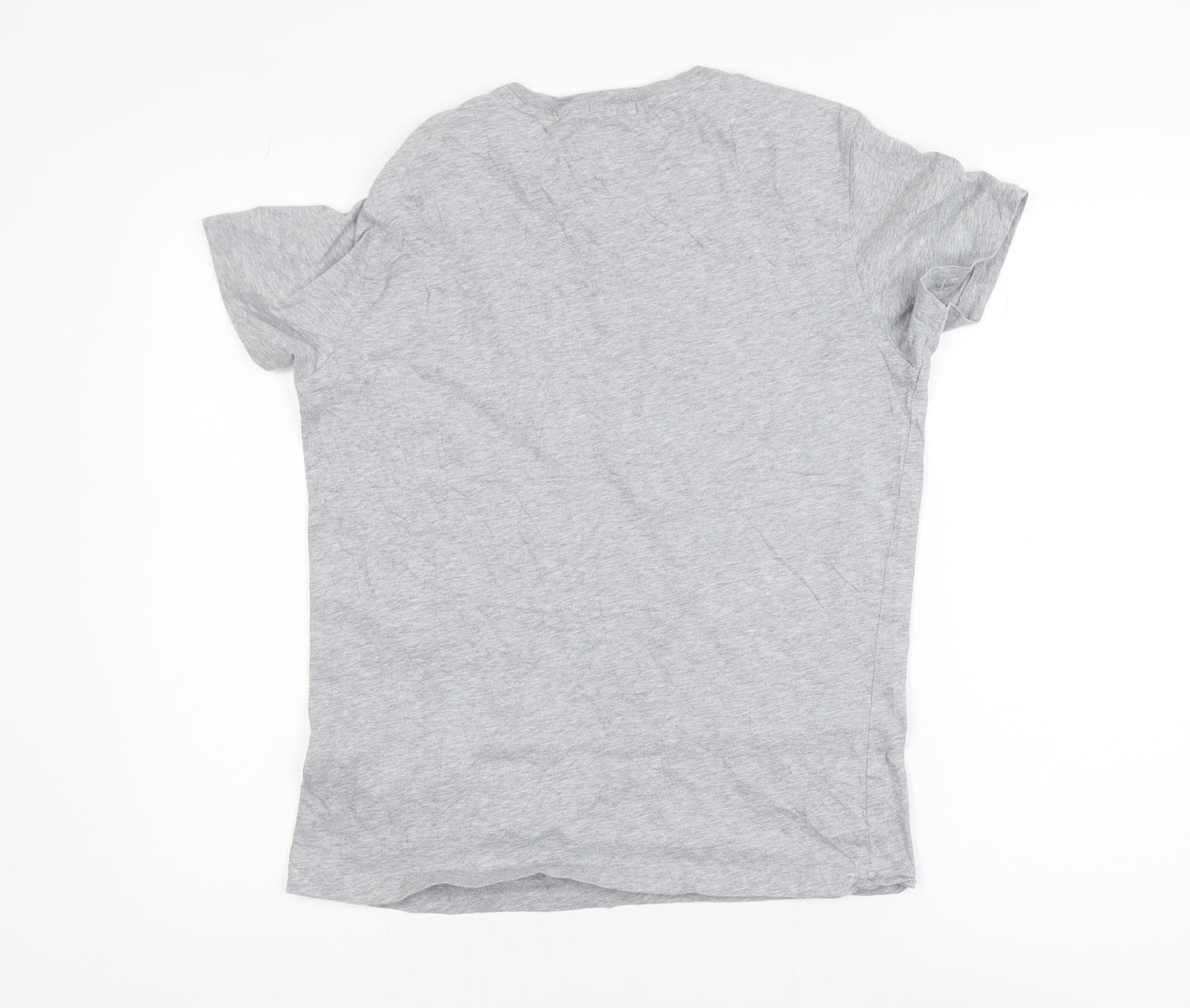 Hilfiger Denim Men's Grey Crew Neck Short Sleeve T-Shirt M