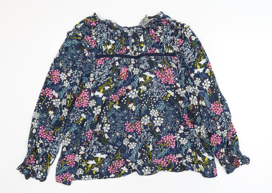 Marks and Spencer Women's Multicoloured Floral Tunic Blouse Size 18