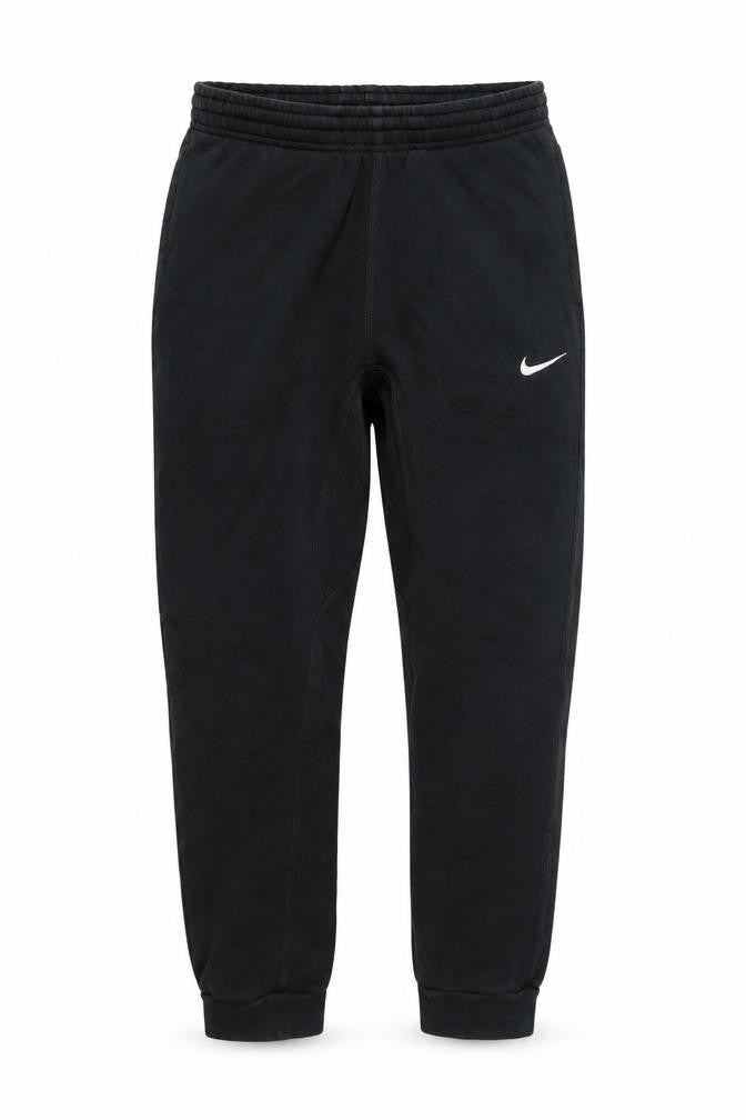 Nike Men's Black Jogger Trousers M Regular Fit Elastic Waist