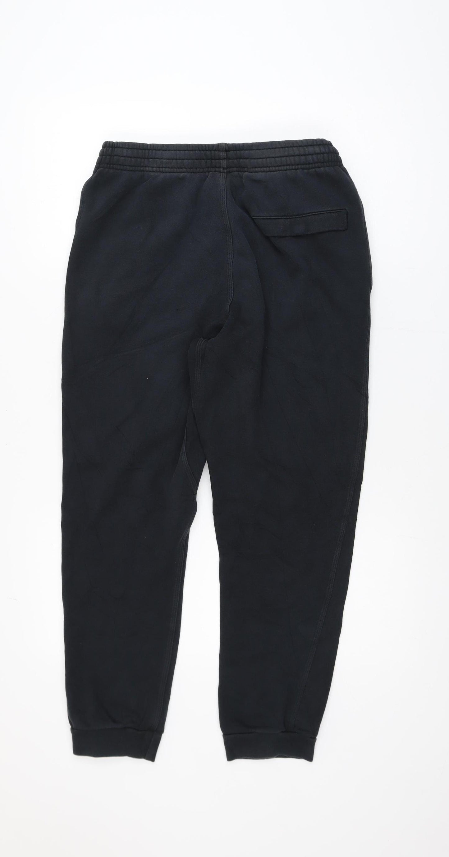 Nike Men's Black Jogger Trousers M Regular Fit Elastic Waist