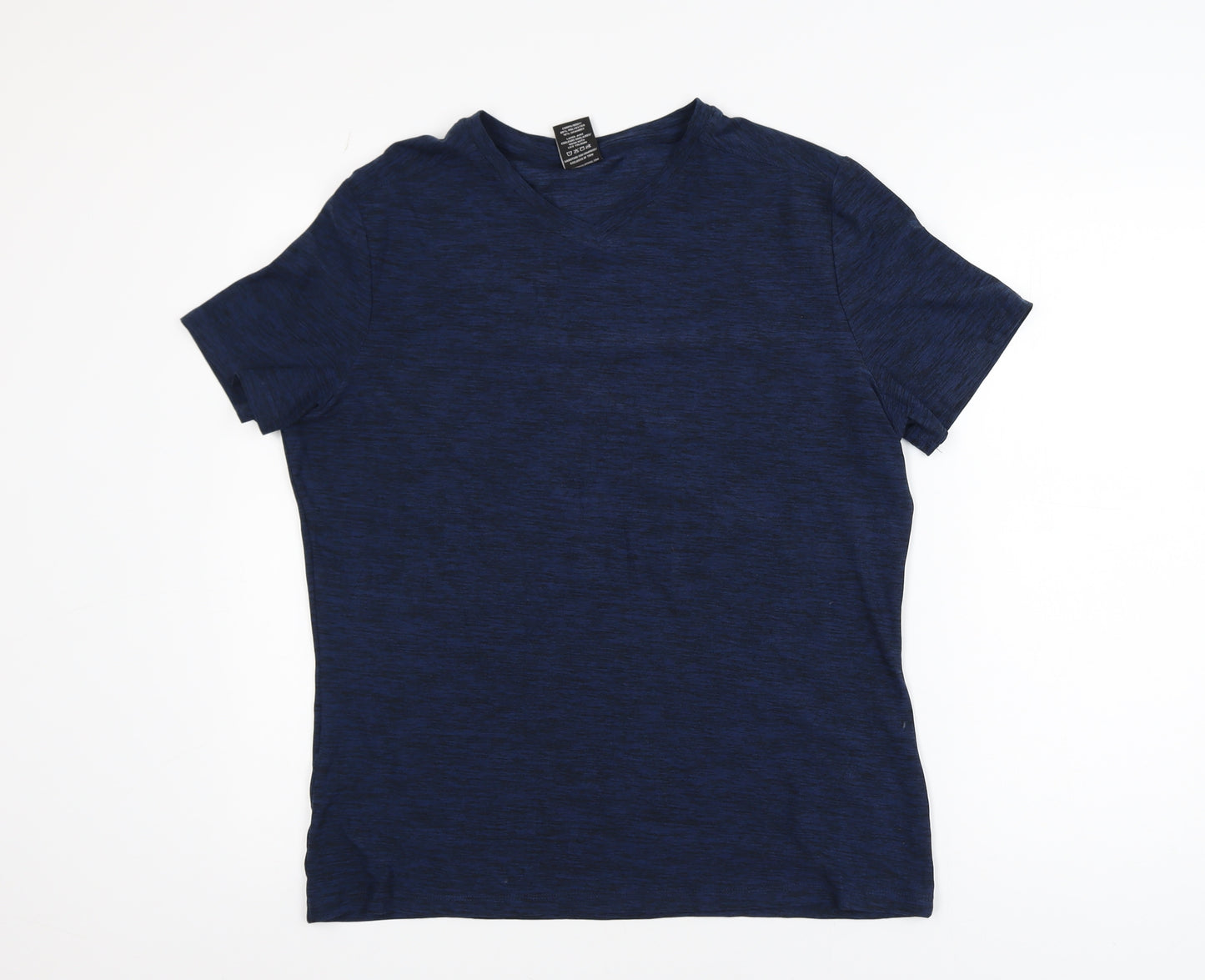 Industry Men's Blue Slim Fit Short Sleeve Crew Neck T-Shirt Size S