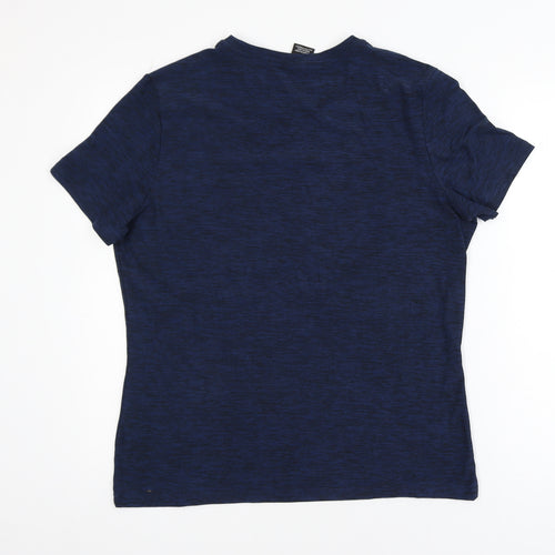 Industry Men's Blue Slim Fit Short Sleeve Crew Neck T-Shirt Size S