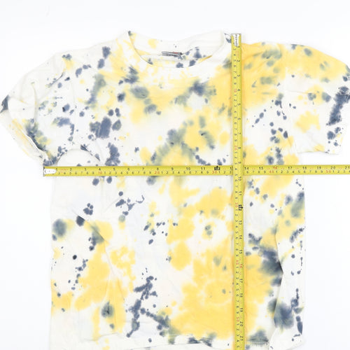 Colosseum Women’s Multicoloured Tie Dye Cotton T-Shirt Size L