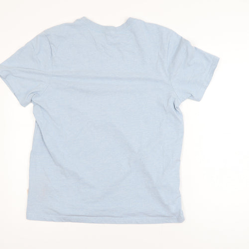 SoulCal & Co Men's Blue Graphic Crew Neck T-Shirt Size M Cotton Blend