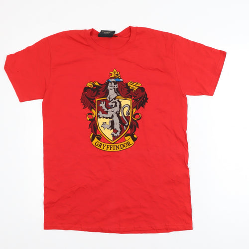 Harry Potter Gryffindor Red Cotton Mens Medium Short Sleeve T-Shirt