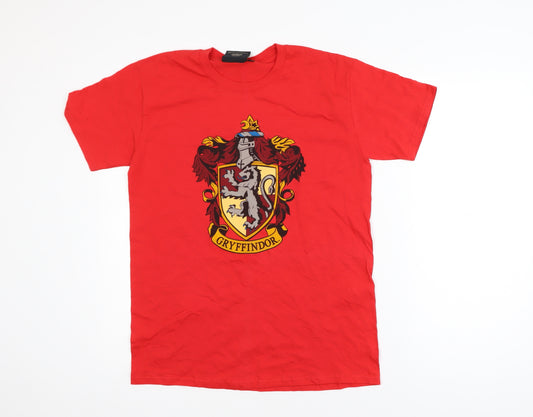 Harry Potter Gryffindor Red Cotton Mens Medium Short Sleeve T-Shirt