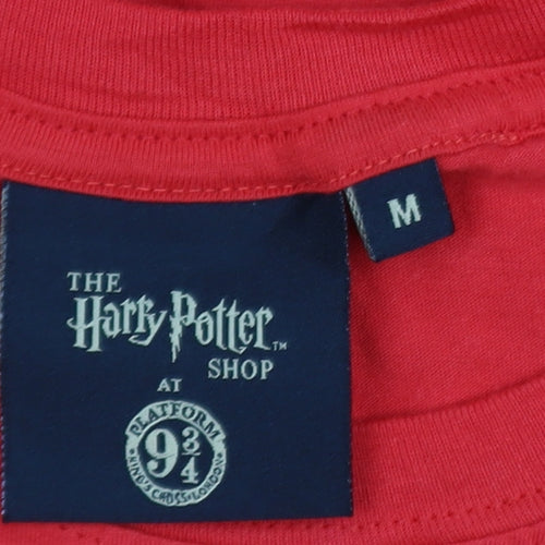 Harry Potter Gryffindor Red Cotton Mens Medium Short Sleeve T-Shirt