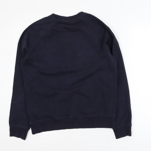 Emporio Armani Men's Blue Crew Neck Pullover Sweatshirt M