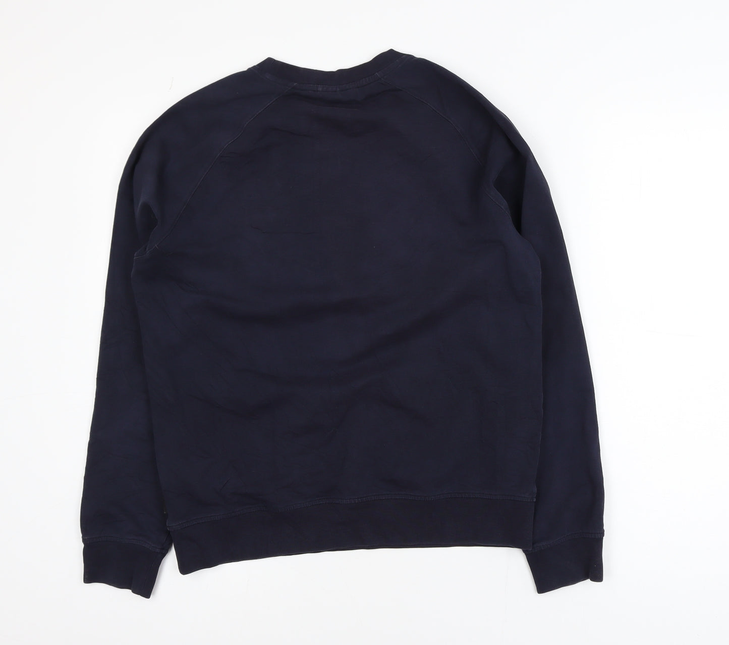 Emporio Armani Men's Blue Crew Neck Pullover Sweatshirt M