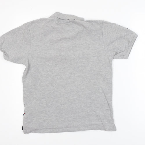 U.S. Polo Assn. Men's Grey Short Sleeve Cotton Polo Shirt Size S