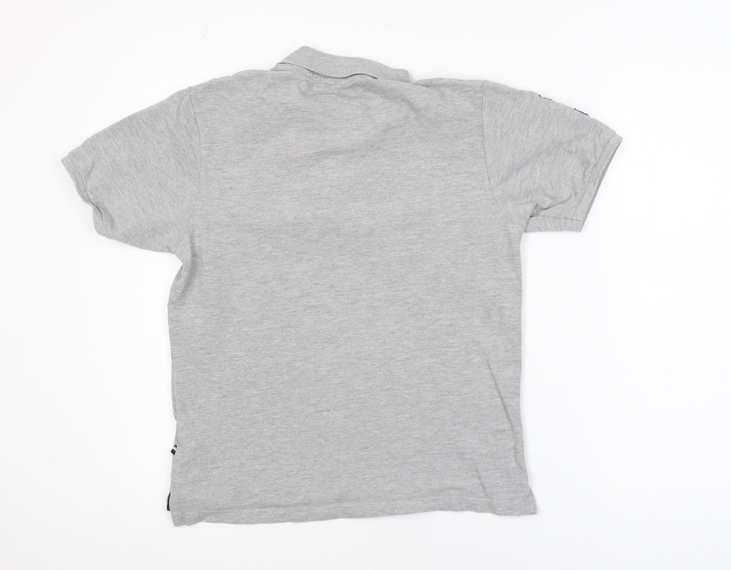 U.S. Polo Assn. Men's Grey Short Sleeve Cotton Polo Shirt Size S