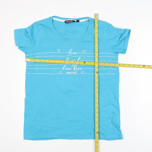 Regatta Unisex Blue XL Graphic Outdoor Cotton T-Shirt
