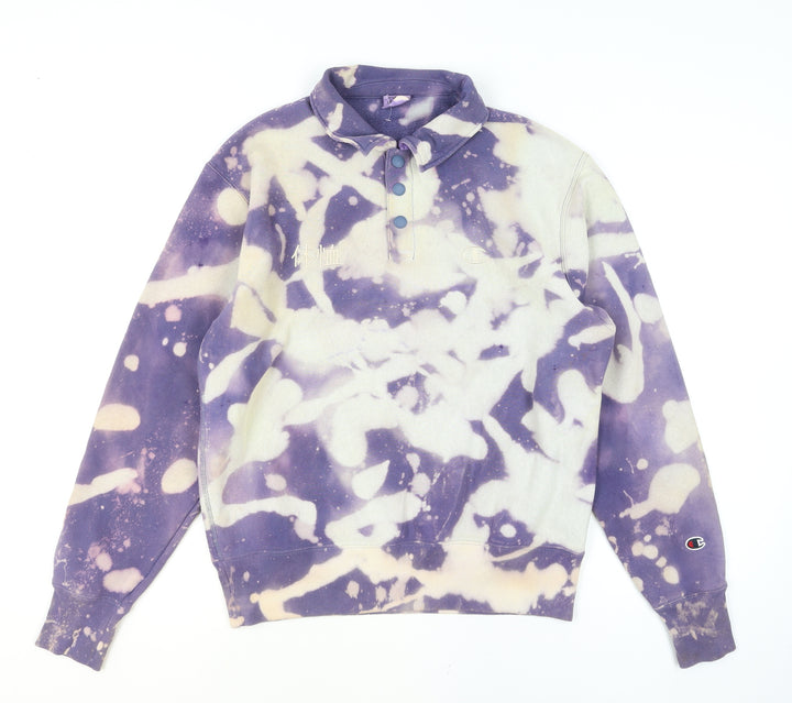 Champion Men’s Multicoloured Henley Sweatshirt Medium