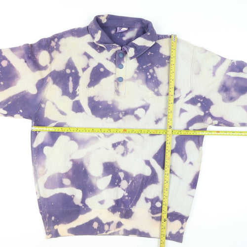 Champion Men’s Multicoloured Henley Sweatshirt Medium