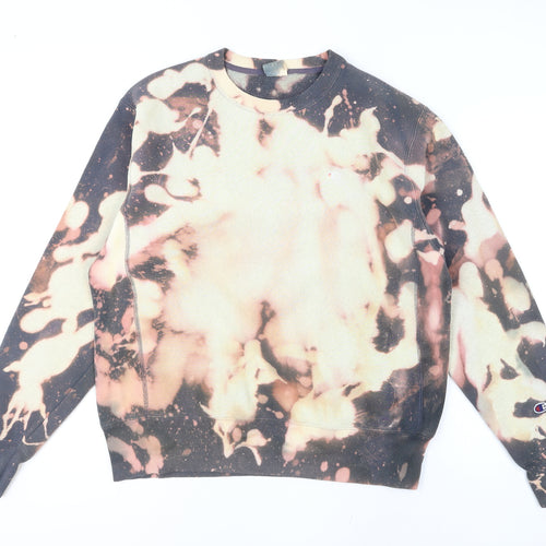 Champion Men's Multicoloured Medium Retro Crew Neck Sweatshirt