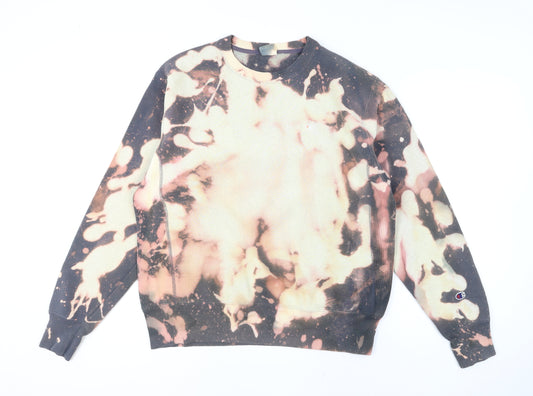 Champion Men's Multicoloured Medium Retro Crew Neck Sweatshirt