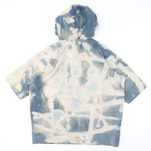 Levi's Mens Blue XL Pullover Graphic Hoodie Tie-Dye Fleece
