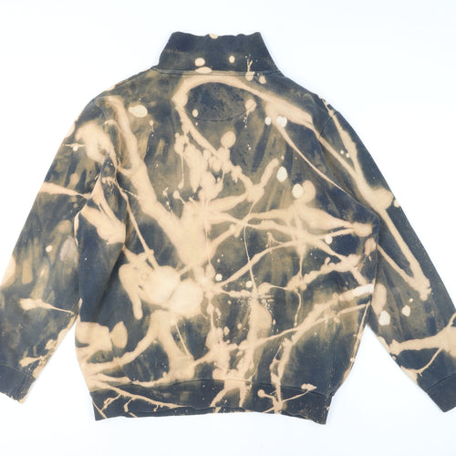 Champion Men's Multicoloured 2XL 1/2 Zip Tie Dye Sweatshirt