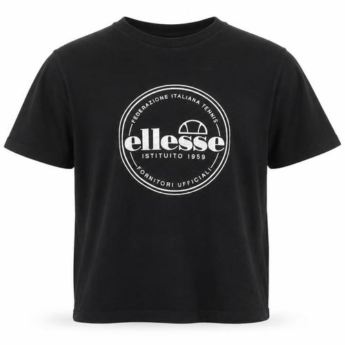 Ellesse Men's Black Short Sleeve Cotton Logo T-Shirt Size S