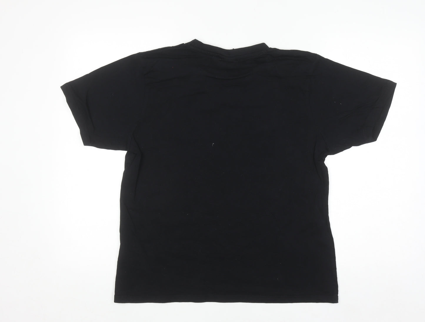 Ellesse Men's Black Short Sleeve Cotton Logo T-Shirt Size S