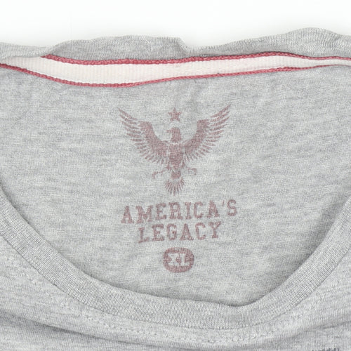 America's Legacy Men's Grey FBI Graphic T-Shirt Size XL