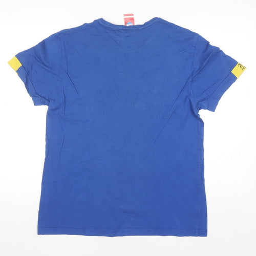 FIFA World Cup Russia 2018 Brazil Blue Men's Small Short Sleeve T-Shirt