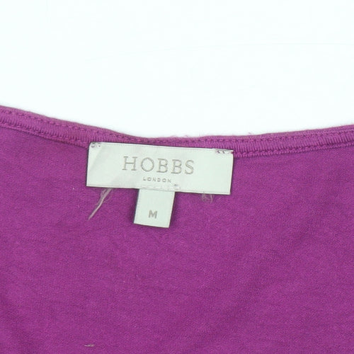 Hobbs Women’s Purple Long Sleeve Scoop Neck Jersey Top M