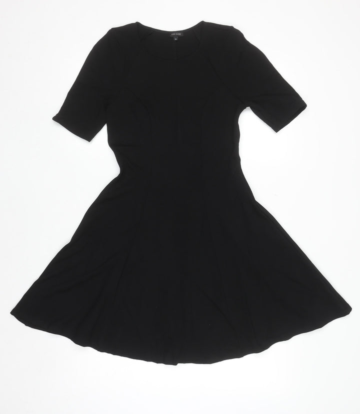 River Island Womens Black Size 10 Fit & Flare Knee Length Dress