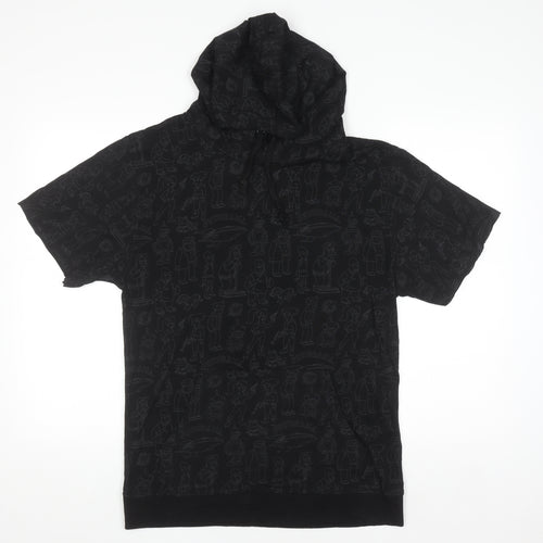 Lootcrate Futurama Men's Black Short Sleeve Pullover Hoodie M