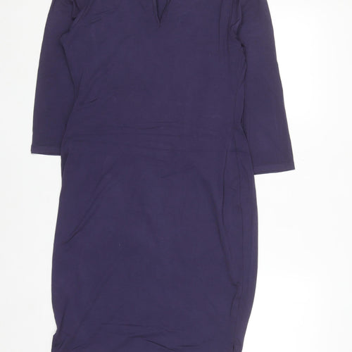 Kilian Kerner Senses Women's Purple Bodycon Knee Length Dress Size M