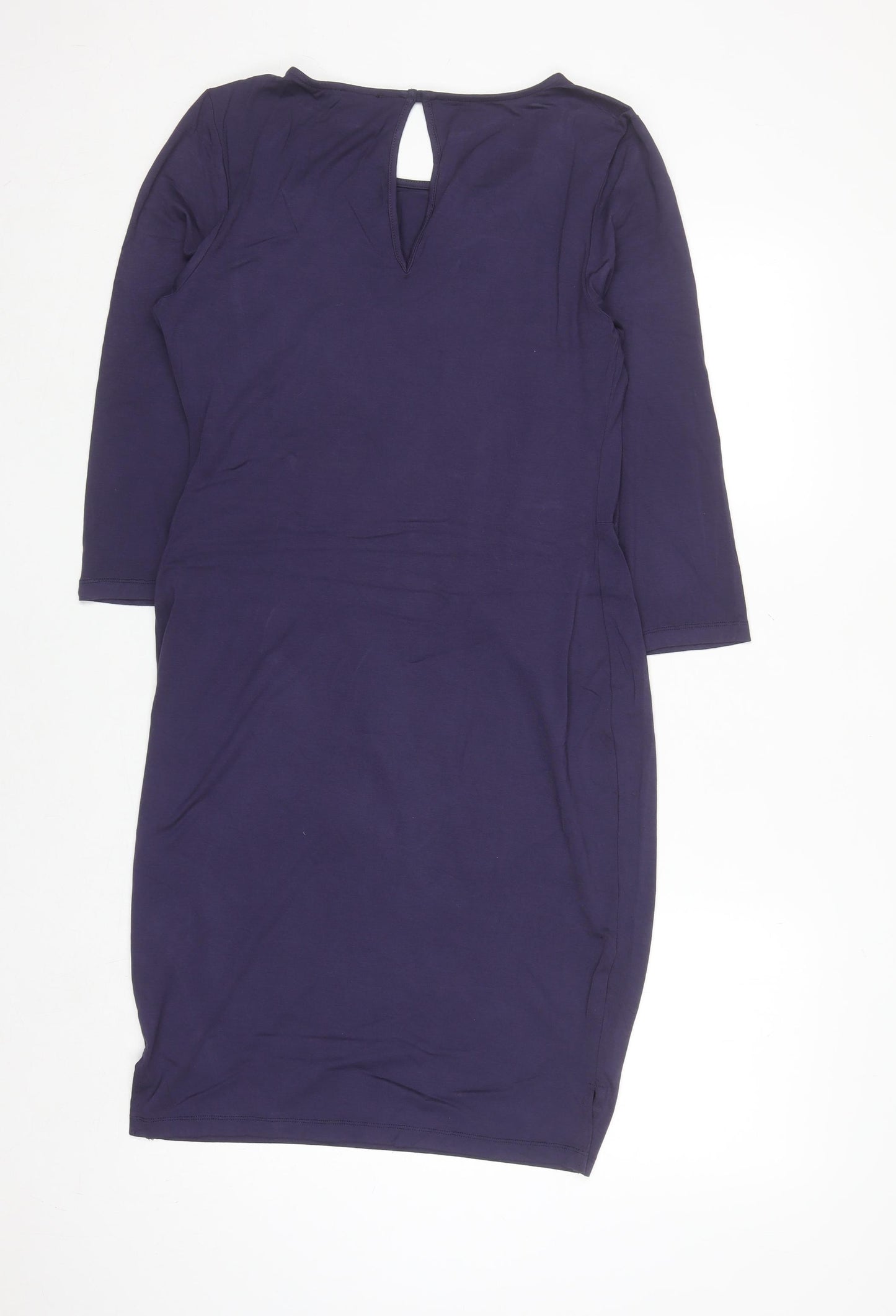 Kilian Kerner Senses Women's Purple Bodycon Knee Length Dress Size M