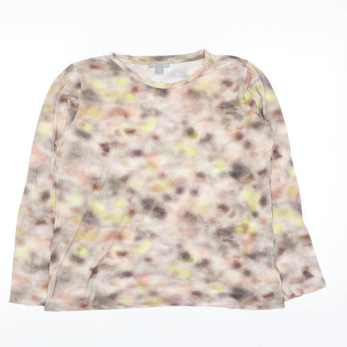 COS Womens Multicoloured Long Sleeve Cotton Jersey Top Size 12