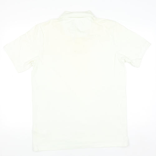Original Penguin Men’s Ivory Cotton Polo Shirt Size L