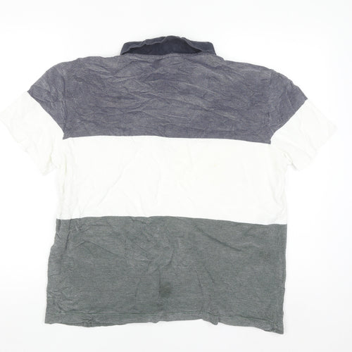 Lacoste Men's Multicoloured Cotton Regular Fit Polo Shirt XL