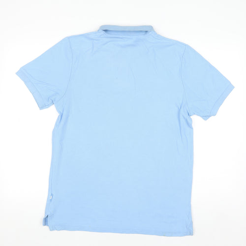 Nike Men’s Blue Football Polo Shirt L Manchester City