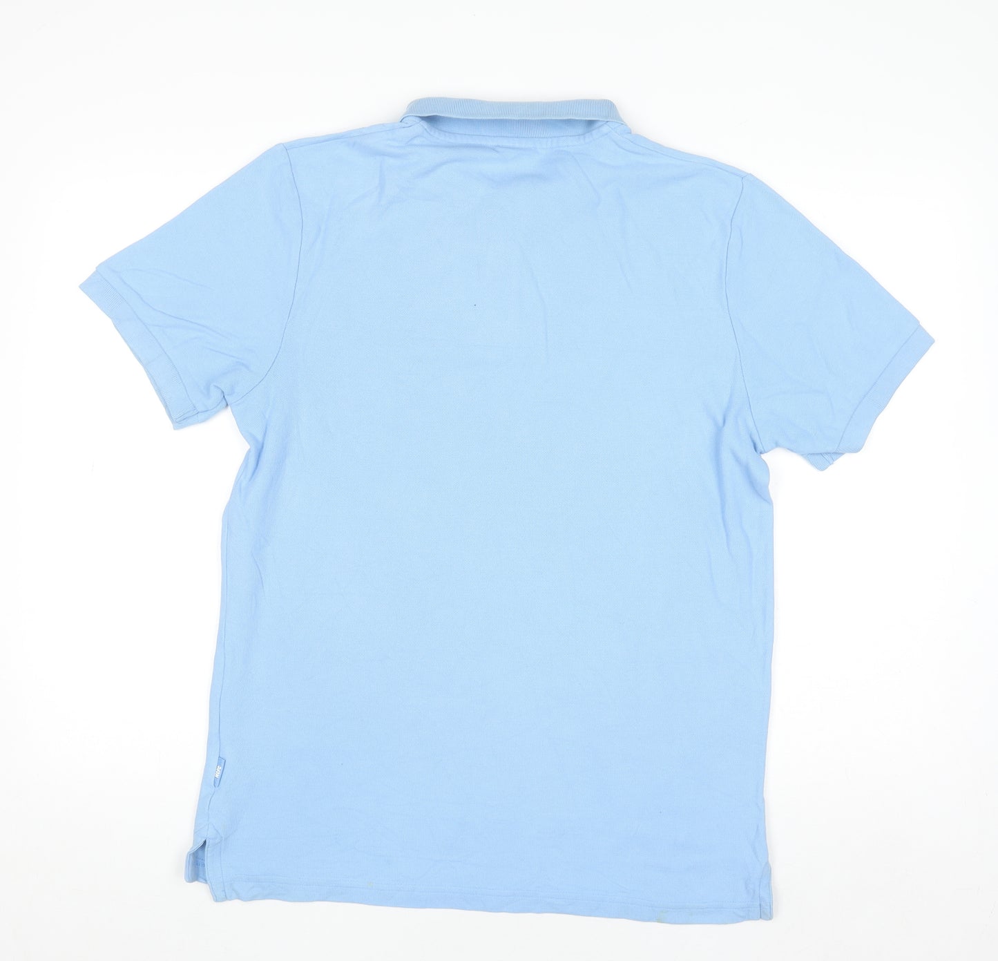 Nike Men’s Blue Football Polo Shirt L Manchester City