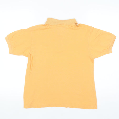Lacoste Women’s Yellow Polo Shirt Size 14 Cotton Short Sleeve Casual