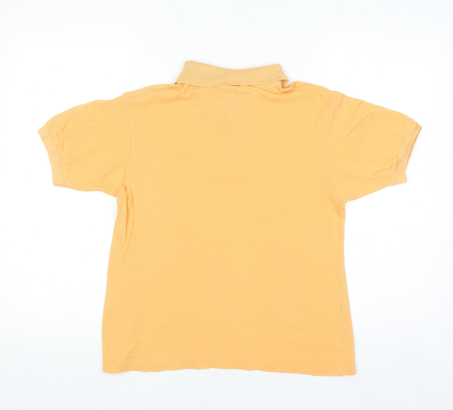 Lacoste Women’s Yellow Polo Shirt Size 14 Cotton Short Sleeve Casual
